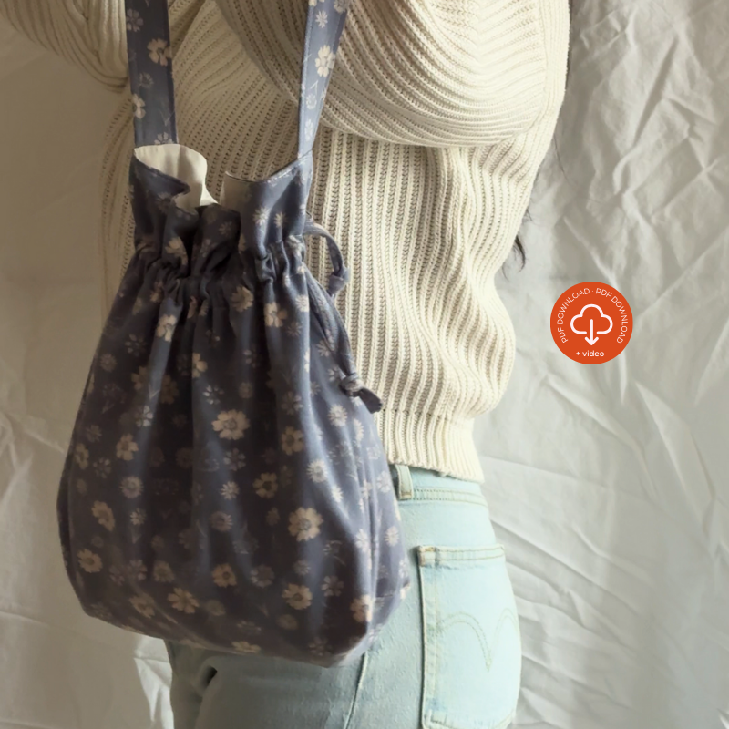 Drawstring Tote Bag Naaipatroon