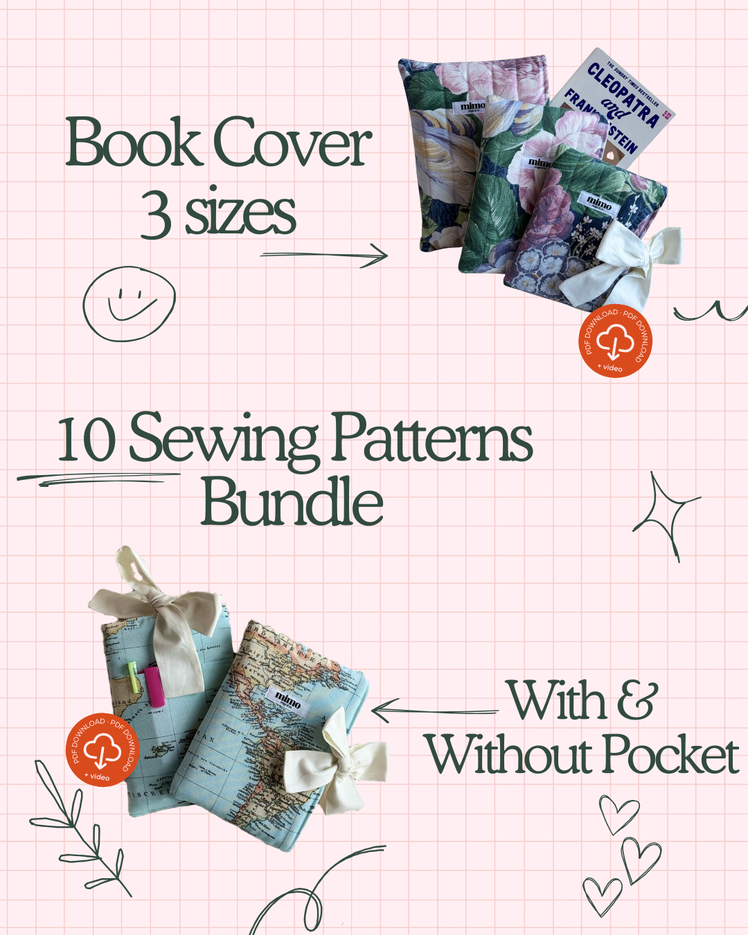 10 Beginner-Friendly Sewing Patterns Bundle