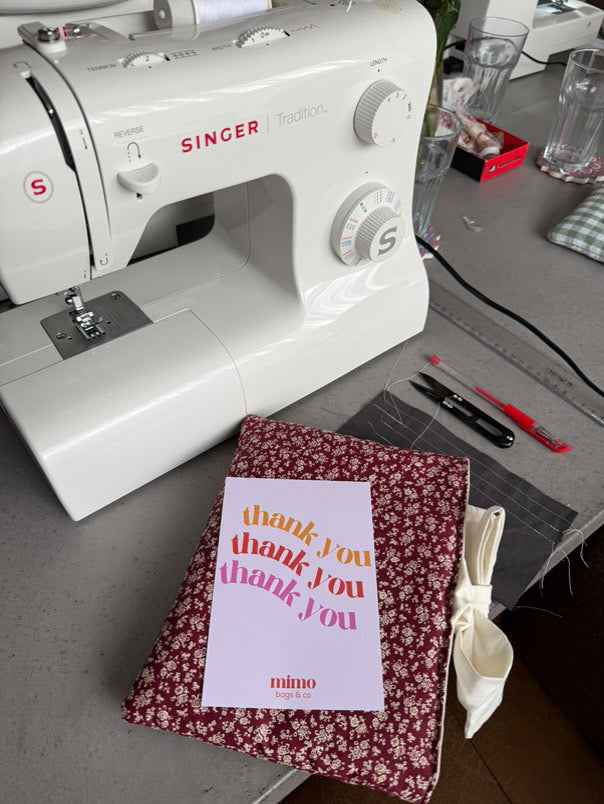 Boekenhoes met Strik 🎀 Naaiworkshop in Rotterdam