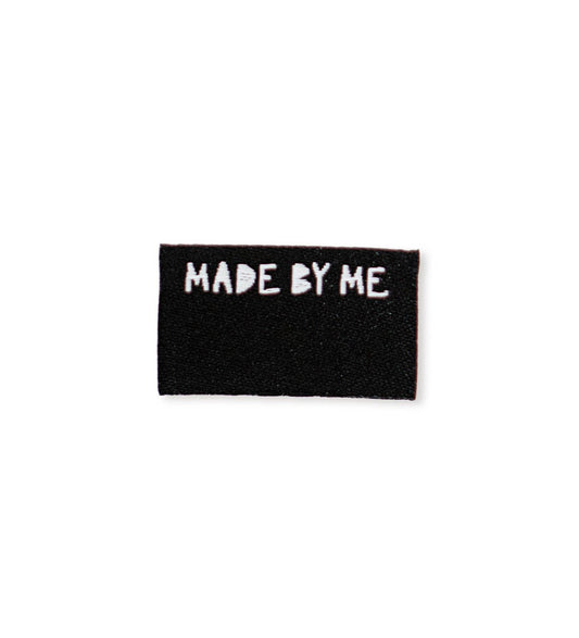 Woven Sew-in Labels "Made by Me", Pack of 4