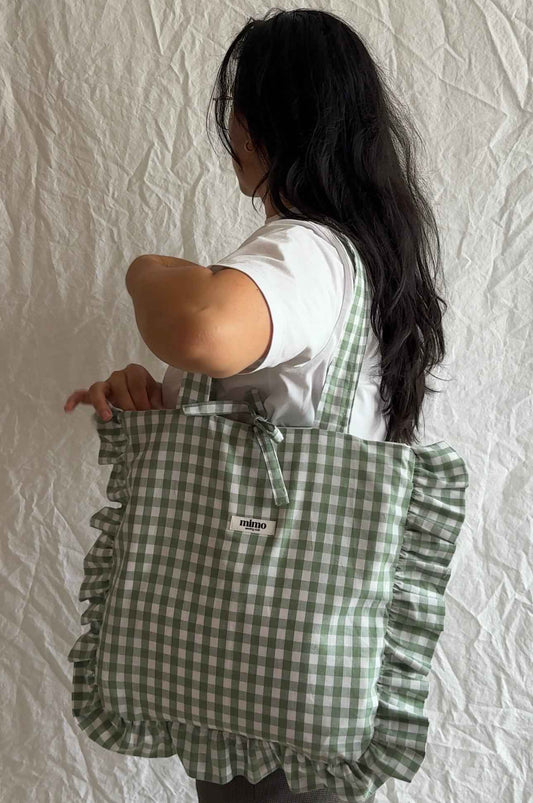 Ruffle Tote 👜 Naaiworkshop in Rotterdam