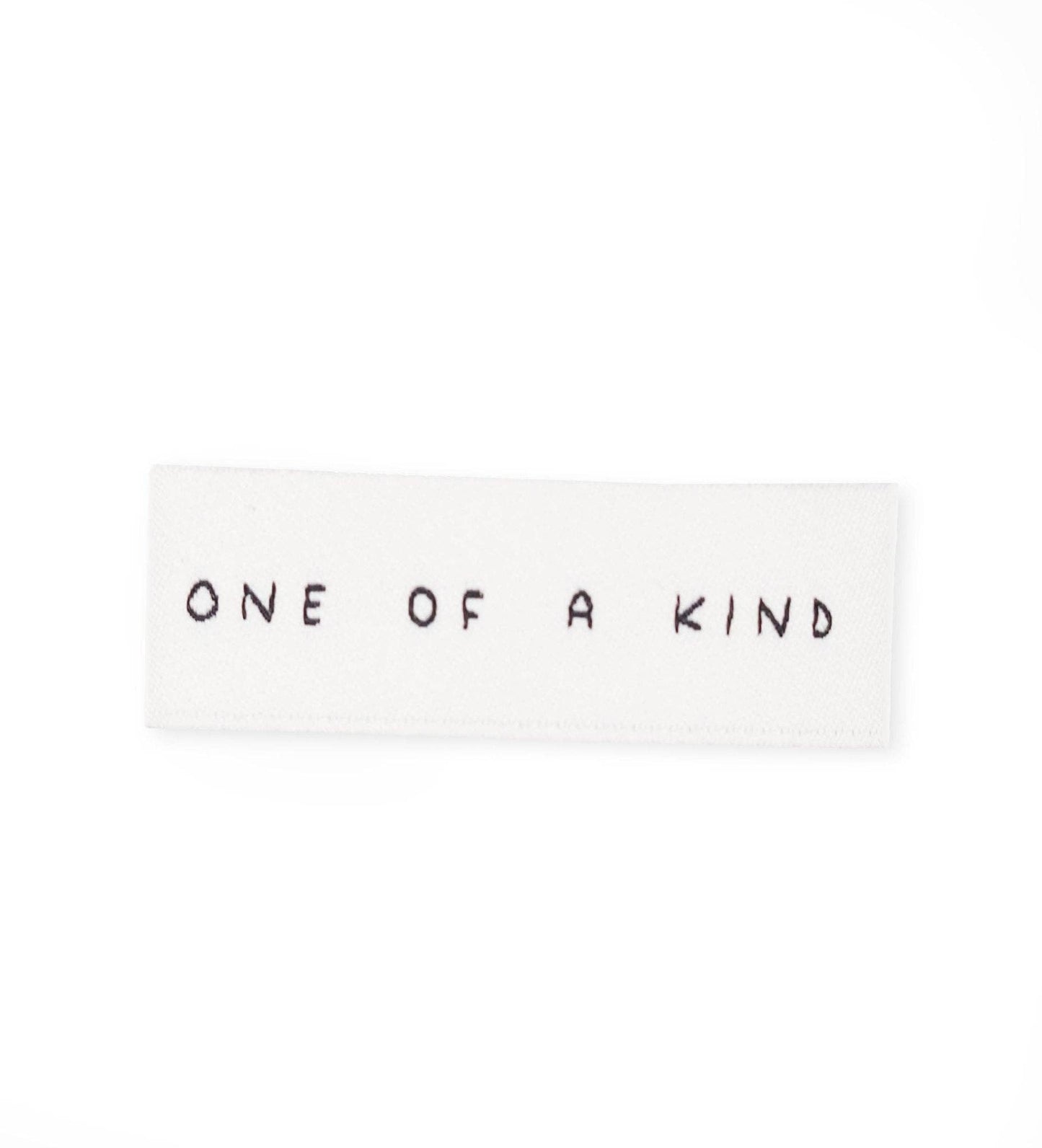 Woven Sew-in Labels "One of a Kind", Pack of 4