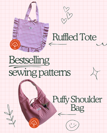 Bestselling Sewing Pattern Bundle: 5 PDF patterns with Video Tutorial