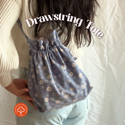 Drawstring Tote Bag Naaipatroon