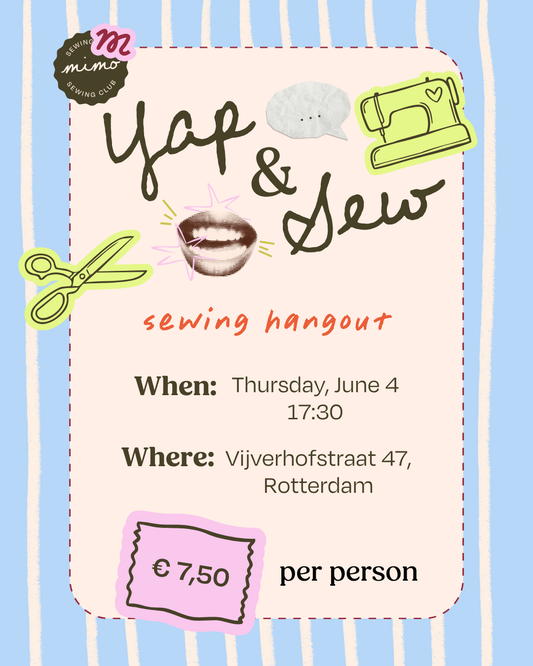 Community Event: Yap & Sew, Naaihangout in Rotterdam