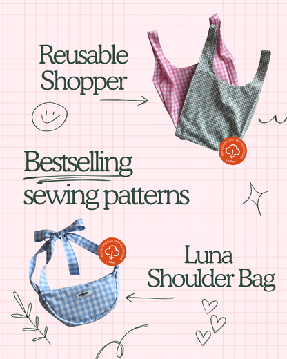 Bestselling Sewing Pattern Bundle: 5 PDF patterns with Video Tutorial