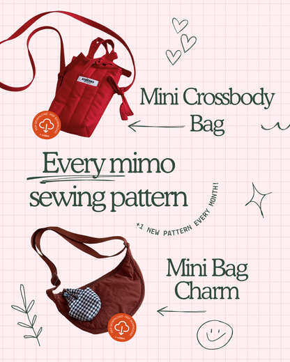 Whole Shop Bundle = ALL Sewing Patterns + 1 NEW Pattern Every Month
