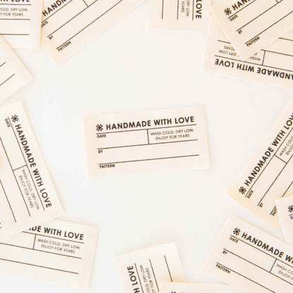 Quilt Info Large Write-In Organic Cotton Sewing Labels