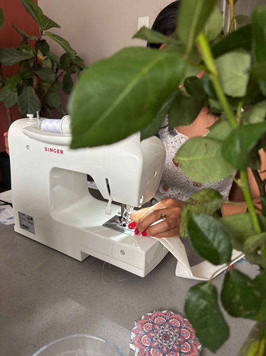 Ruffle Tote 👜 Naaiworkshop in Rotterdam