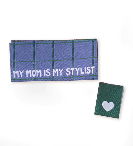 Foldable Web Label - my mom is my stylist *Set of 2*