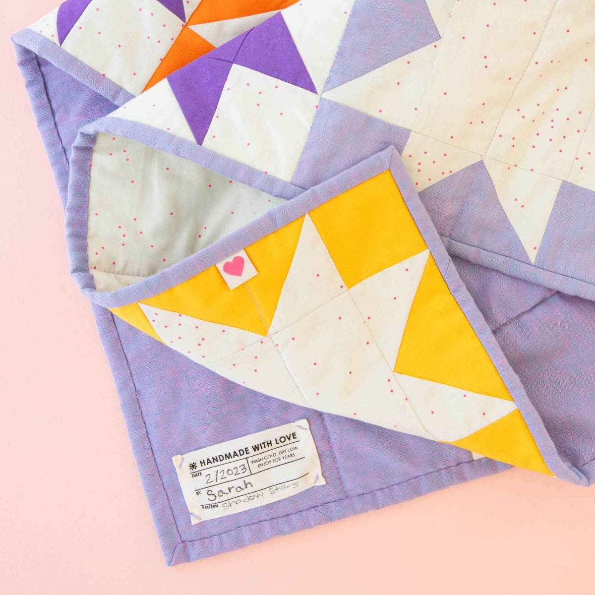 Quilt Info Large Write-In Organic Cotton Sewing Labels