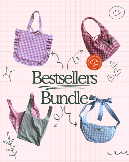 Bestselling Sewing Pattern Bundle: 5 PDF patterns with Video Tutorial