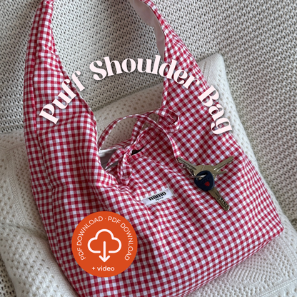 Puffy Shoulder Bag PDF Sewing Pattern