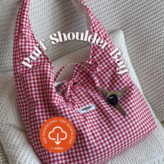 Puffy Shoulder Bag PDF Sewing Pattern