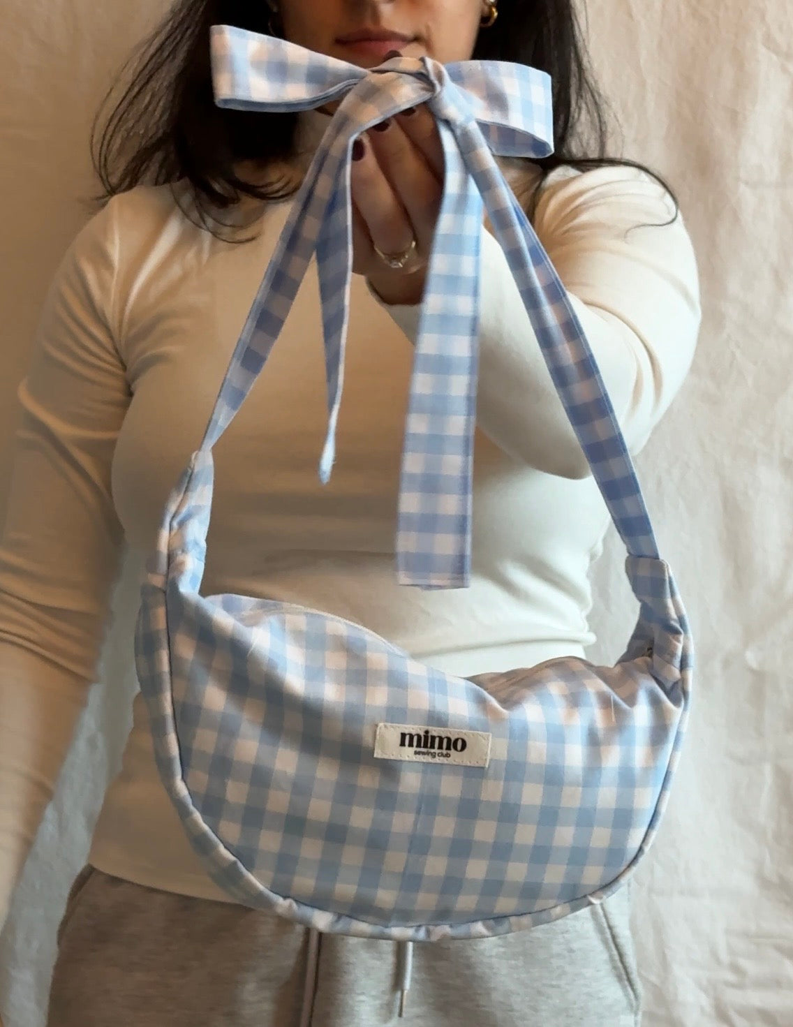 Luna Sling Bag Sewing Pattern: Crescent Shoulder Bag PDF Digital Download with Video Tutorial