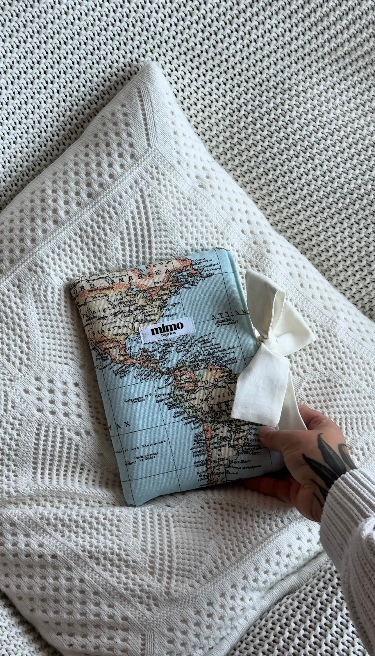 Bow Book Cover PDF Sewing Pattern 📚 3 Sizes