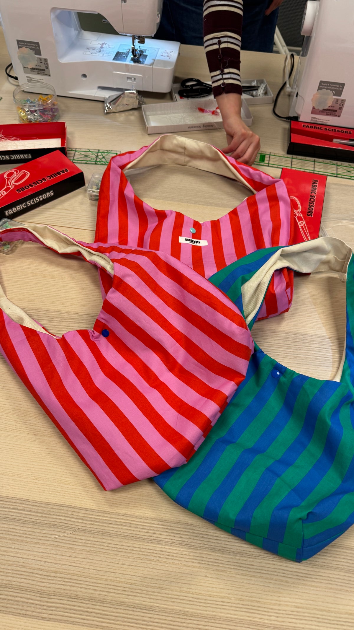 Beginner Sewing Workshop Rotterdam: Shoulder Bag with Snap Button