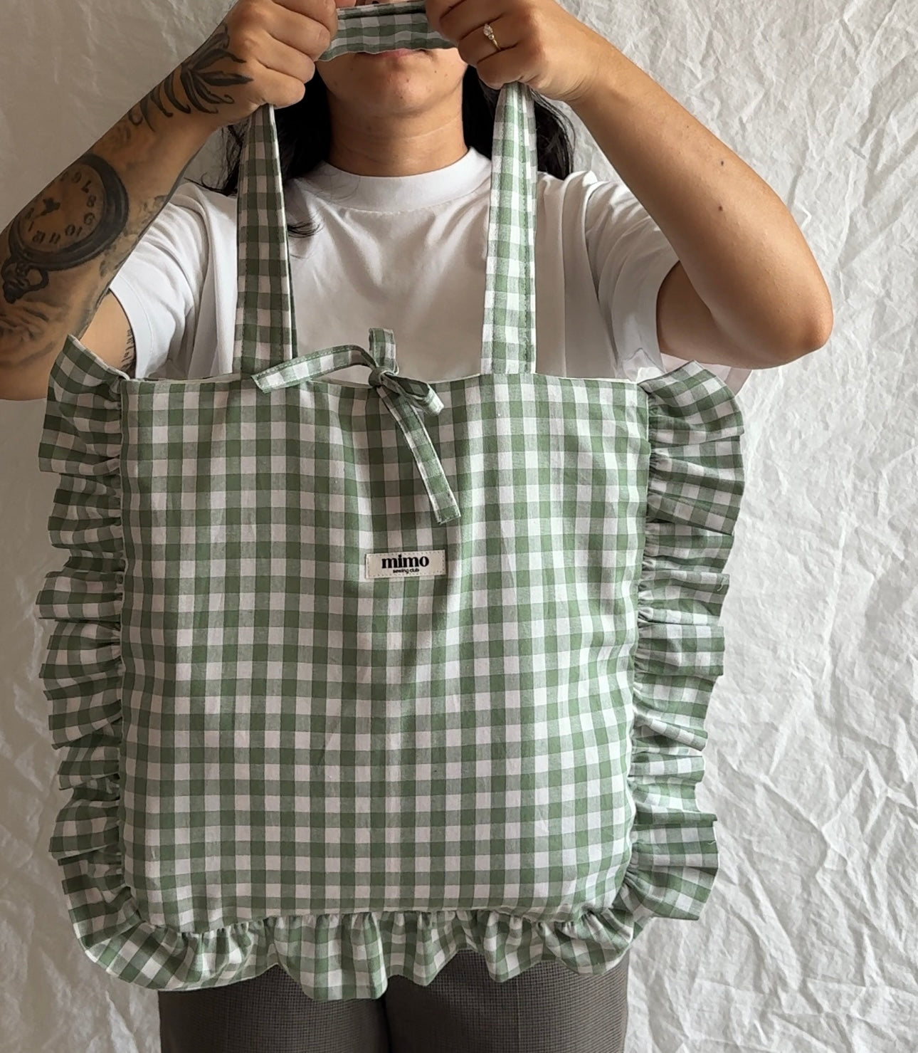 Ruffled Tote Bag Sewing Pattern