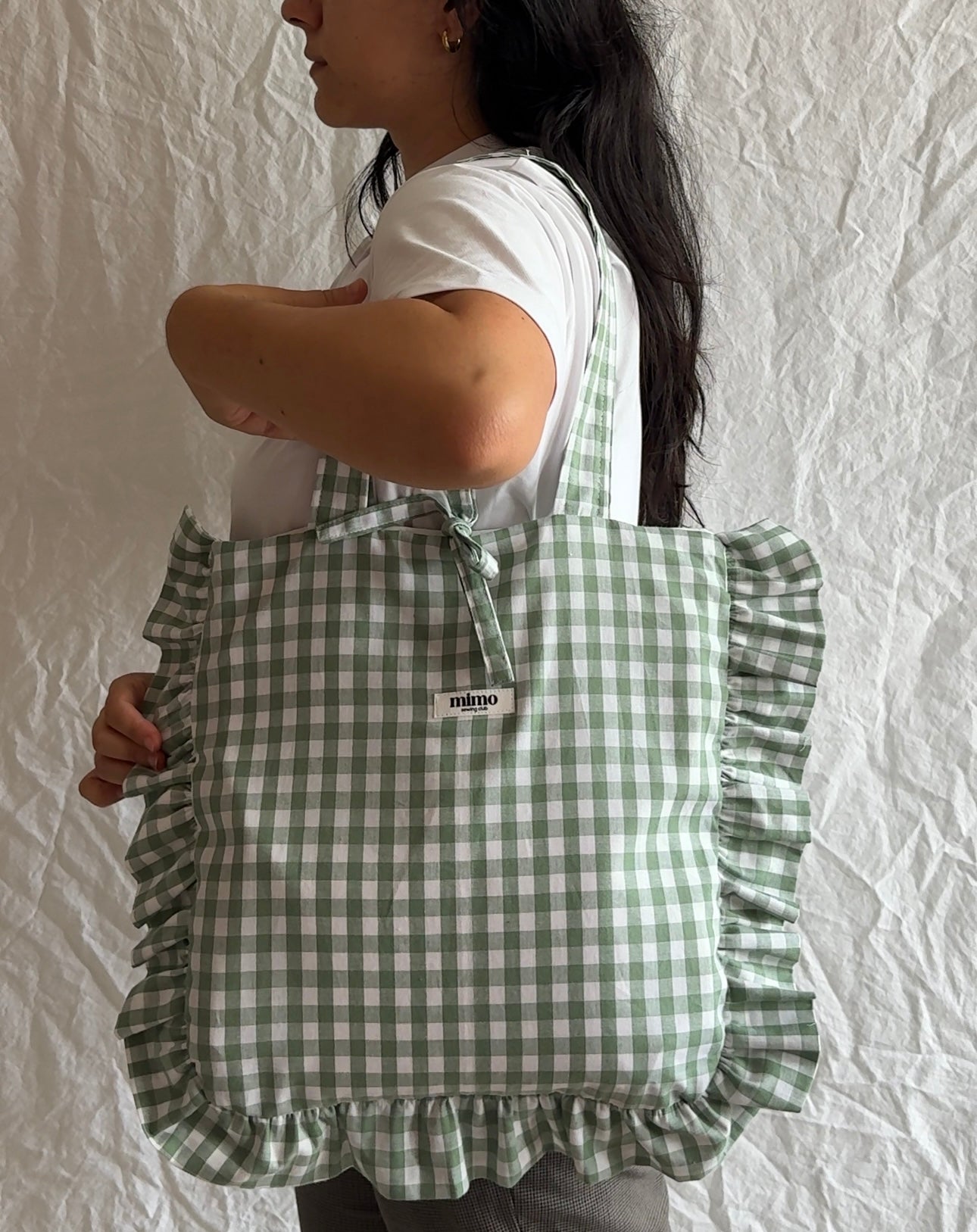 Ruffled Tote Bag Sewing Pattern