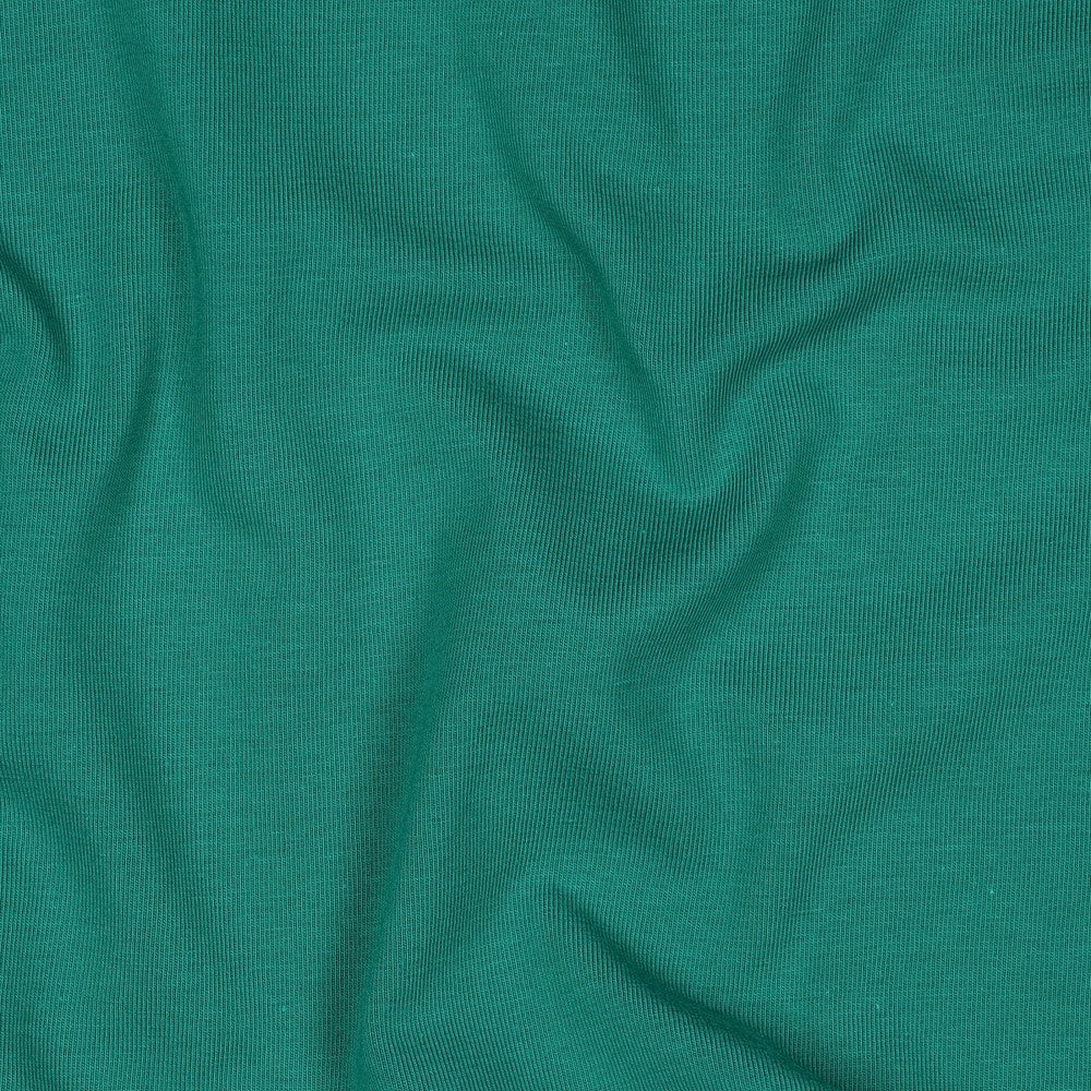 Emerald Green Organic Cotton Jersey Fabric 200gsm
