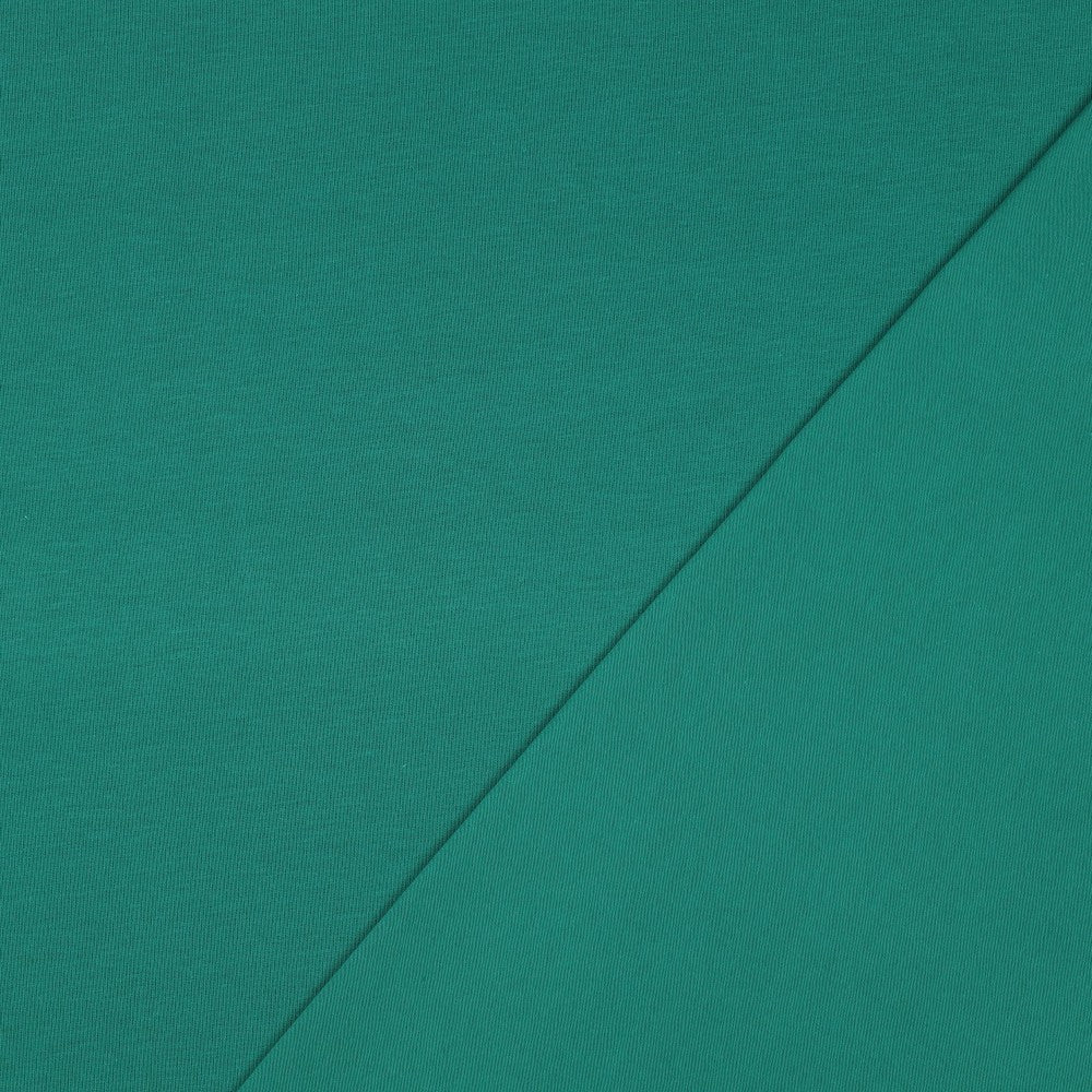 Emerald Green Organic Cotton Jersey Fabric 200gsm