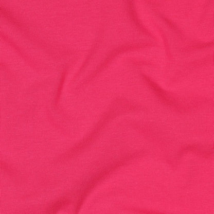Hot Pink Organic Cotton Jersey Fabric 200gsm