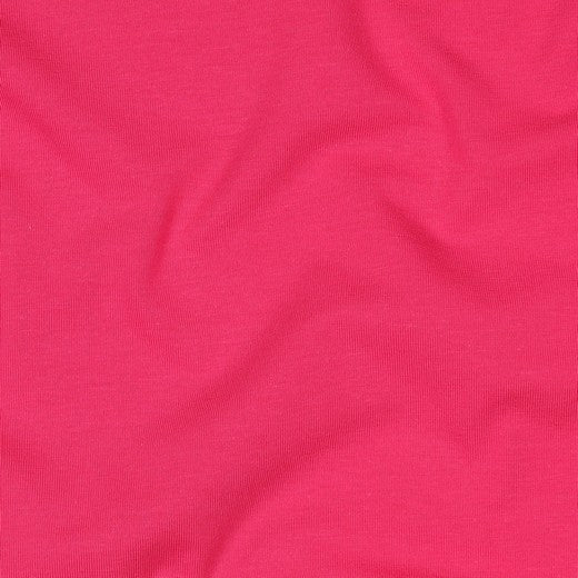 Hot Pink Organic Cotton Jersey Fabric 200gsm