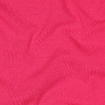 Hot Pink Organic Cotton Jersey Fabric 200gsm