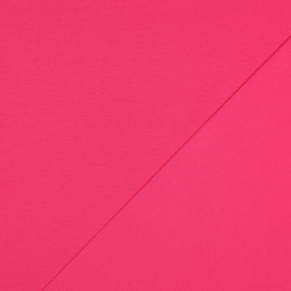 Hot Pink Organic Cotton Jersey Fabric 200gsm