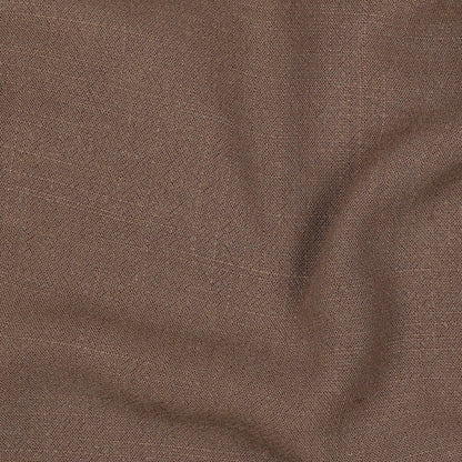 Brown Washed Linen Viscose Fabric 210gsm