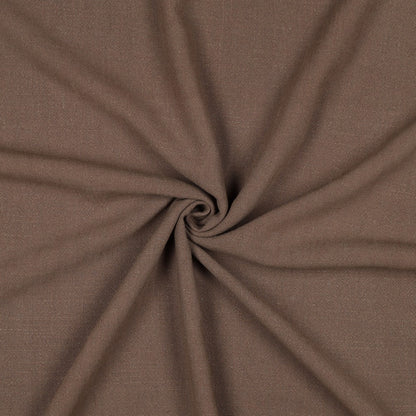 Brown Washed Linen Viscose Fabric 210gsm