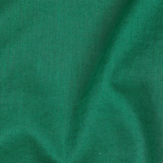 Green Washed Linen Cotton Fabric 170gsm