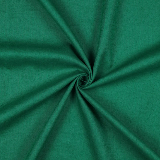 Green Washed Linen Cotton Fabric 170gsm