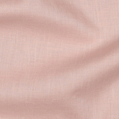 Light Pink Washed Linen Cotton Fabric 170gsm