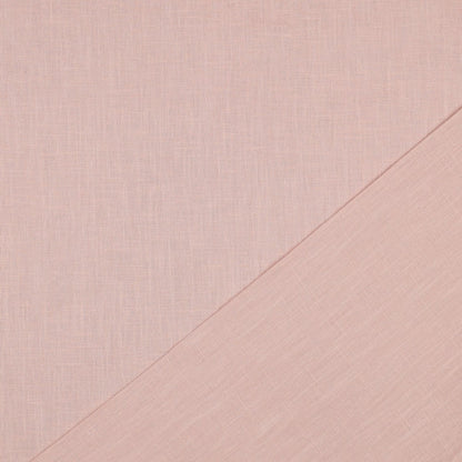 Light Pink Washed Linen Cotton Fabric 170gsm