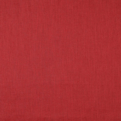 Red Washed Linen Cotton Fabric 170gsm