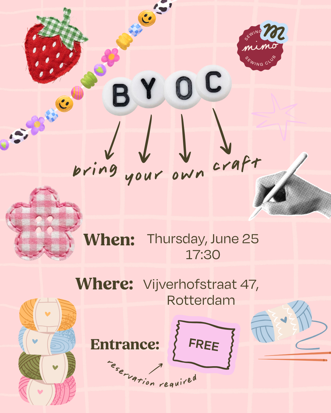 Community Event: B.Y.O.C (Bring Your Own Craft)