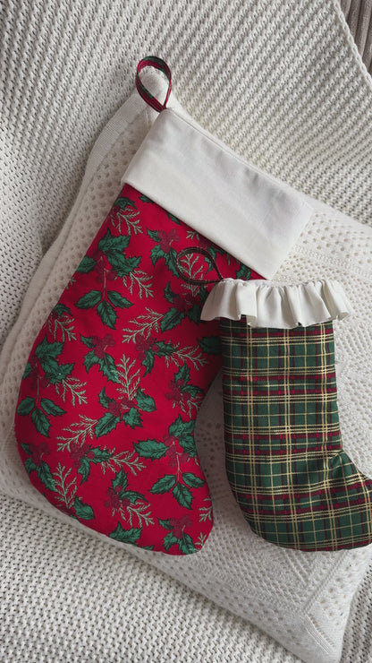 Christmas Stockings Sewing Pattern 🎄 2 Sizes and 2 Cuffs