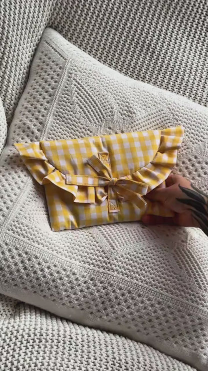 Ruffled E-Reader & Laptop Sleeve PDF Sewing Pattern, 3 Sizes